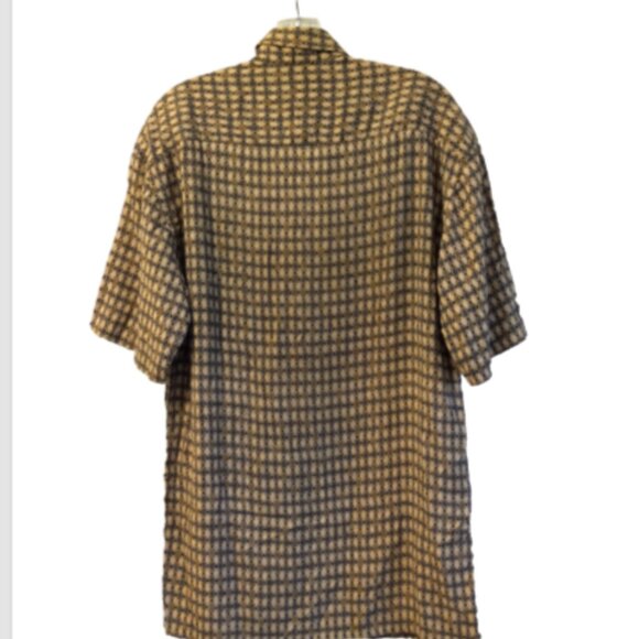 Campia Moda Men’s Hawaiian Shirt Size S Short Sleeve Button Point Collar - Picture 10 of 15